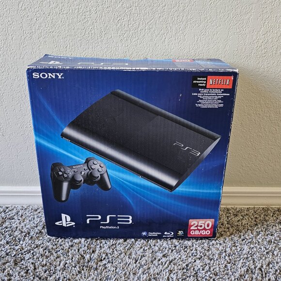 EMPTY BOX Sony PS3 250GB Empty Box For PlayStation 3 Console NO CONTENTS - Picture 1 of 9